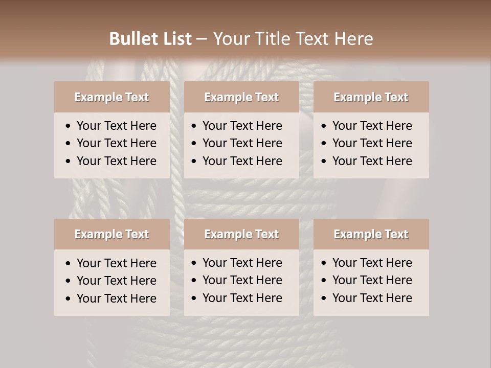 Defeated Bound Female PowerPoint Template