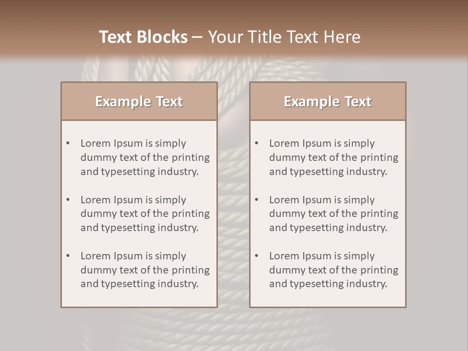 Defeated Bound Female PowerPoint Template