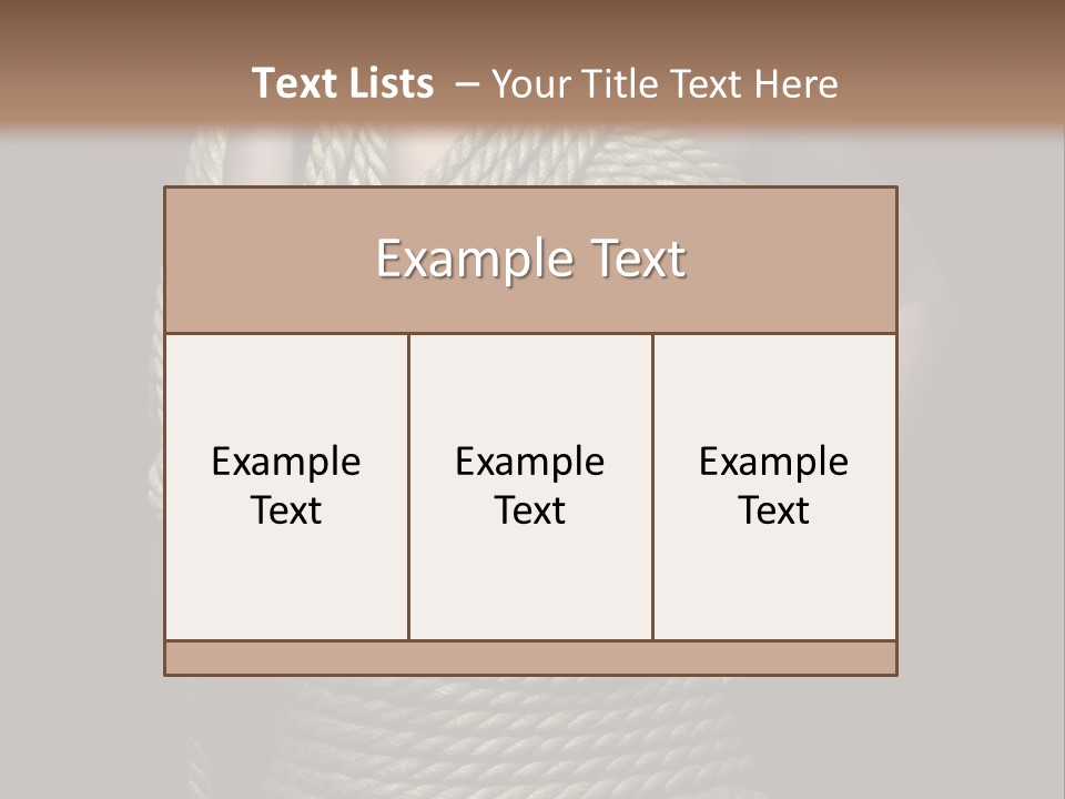 Defeated Bound Female PowerPoint Template