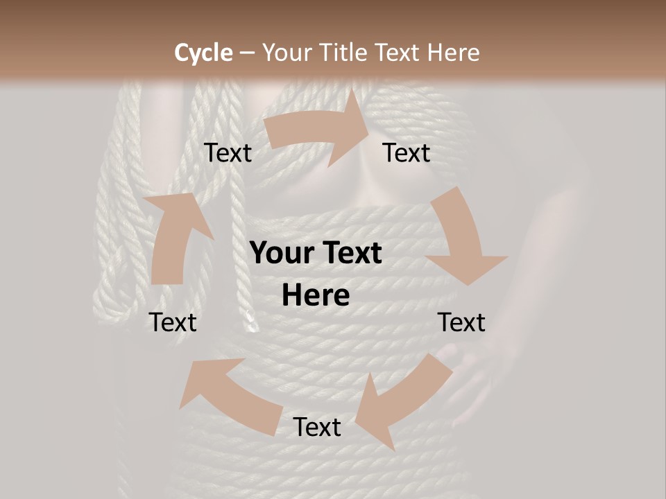 Defeated Bound Female PowerPoint Template