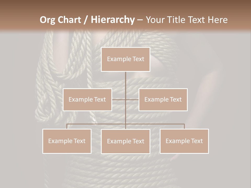 Defeated Bound Female PowerPoint Template