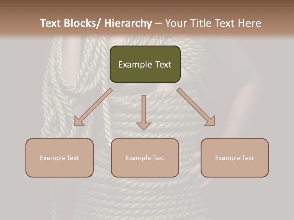 Defeated Bound Female PowerPoint Template