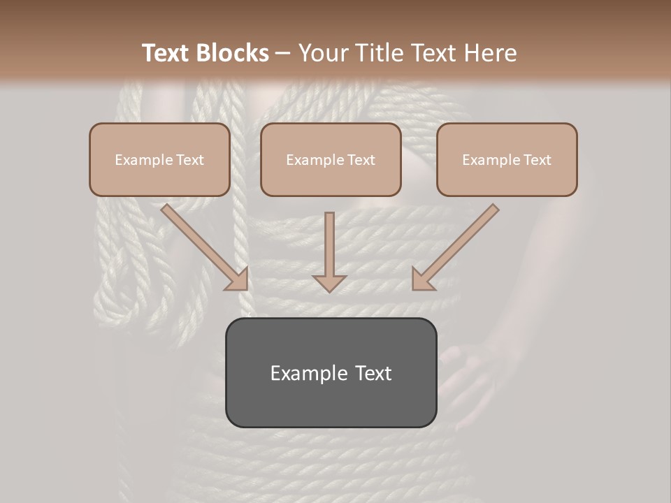 Defeated Bound Female PowerPoint Template