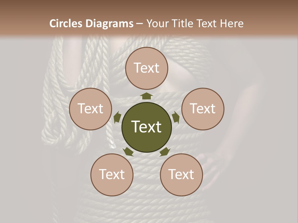 Defeated Bound Female PowerPoint Template