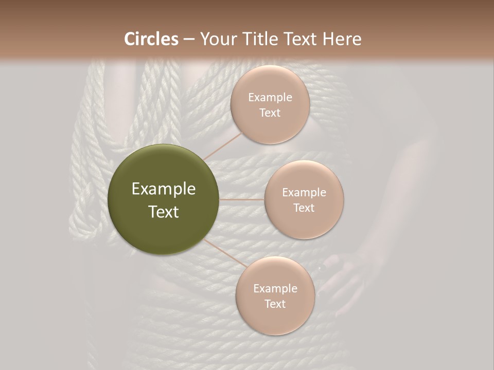 Defeated Bound Female PowerPoint Template