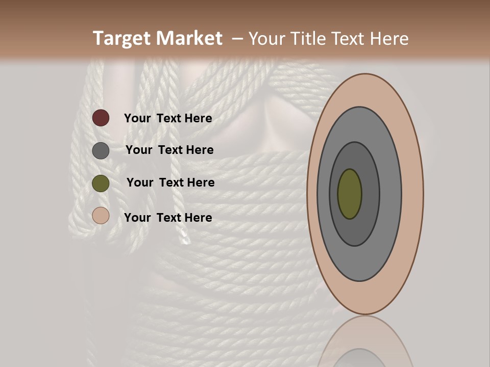 Defeated Bound Female PowerPoint Template