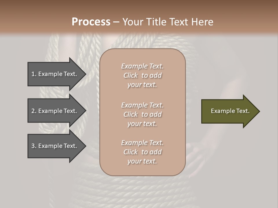 Defeated Bound Female PowerPoint Template