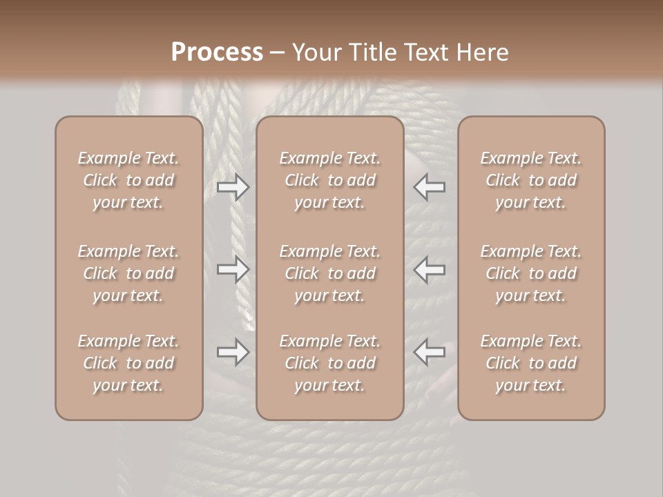 Defeated Bound Female PowerPoint Template