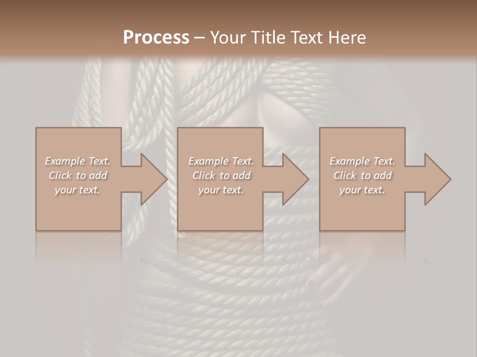 Defeated Bound Female PowerPoint Template