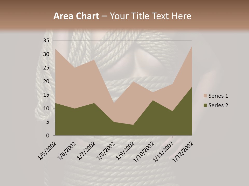 Defeated Bound Female PowerPoint Template
