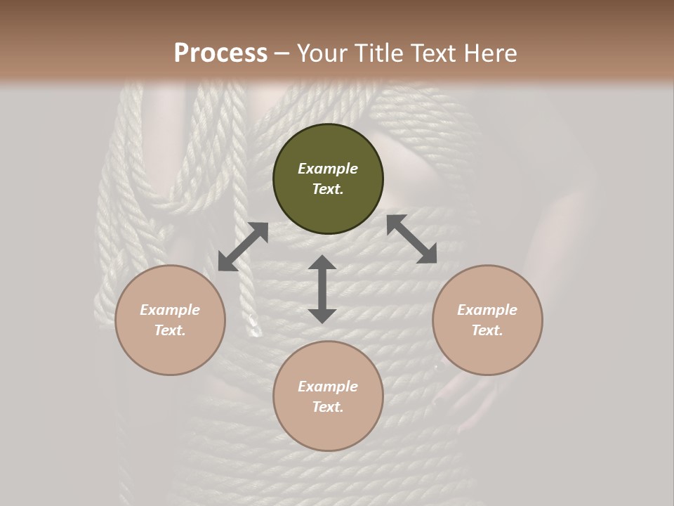 Defeated Bound Female PowerPoint Template