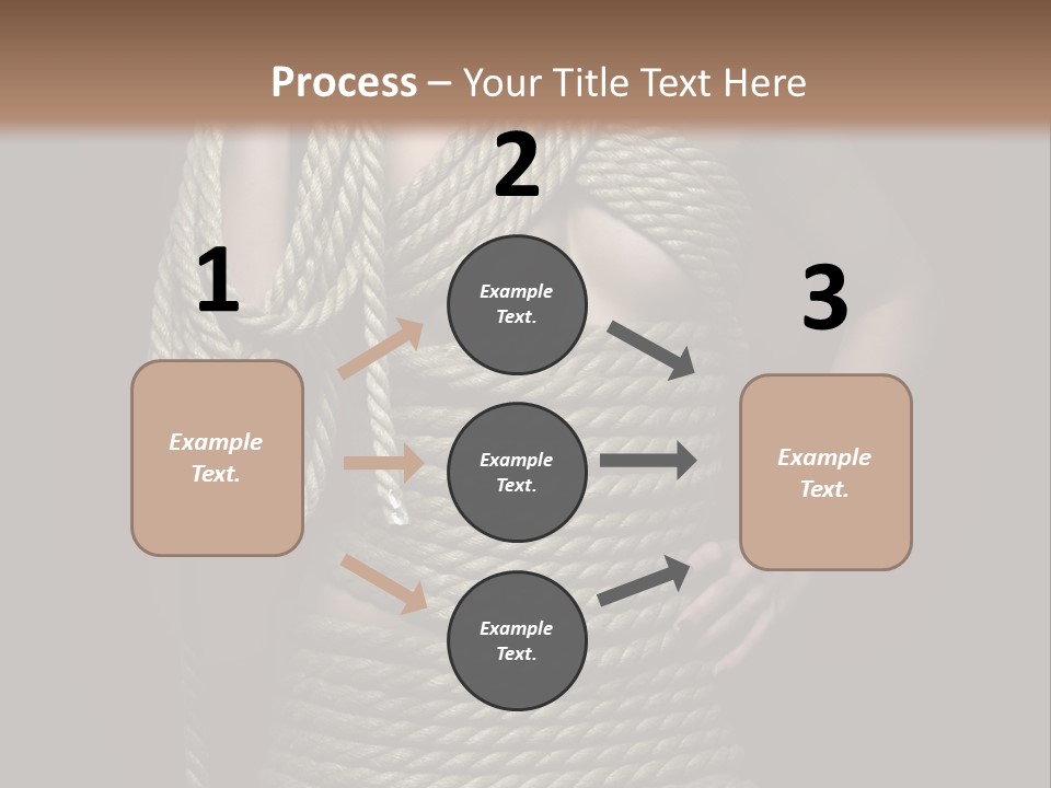Defeated Bound Female PowerPoint Template