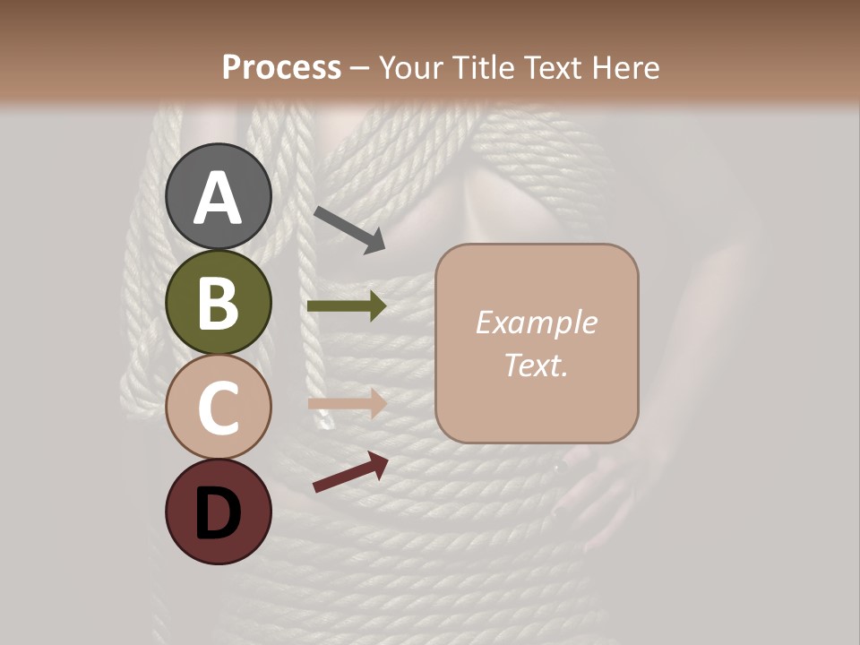 Defeated Bound Female PowerPoint Template