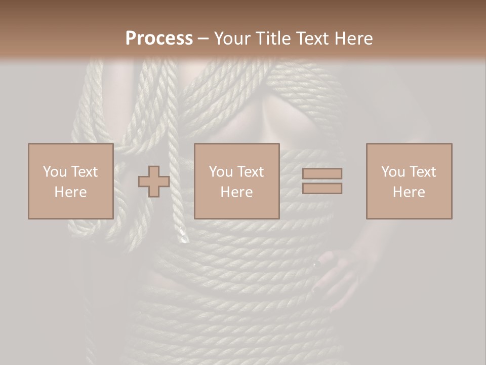 Defeated Bound Female PowerPoint Template