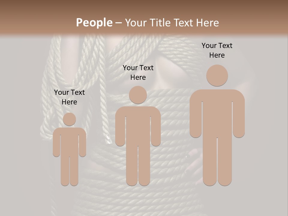 Defeated Bound Female PowerPoint Template