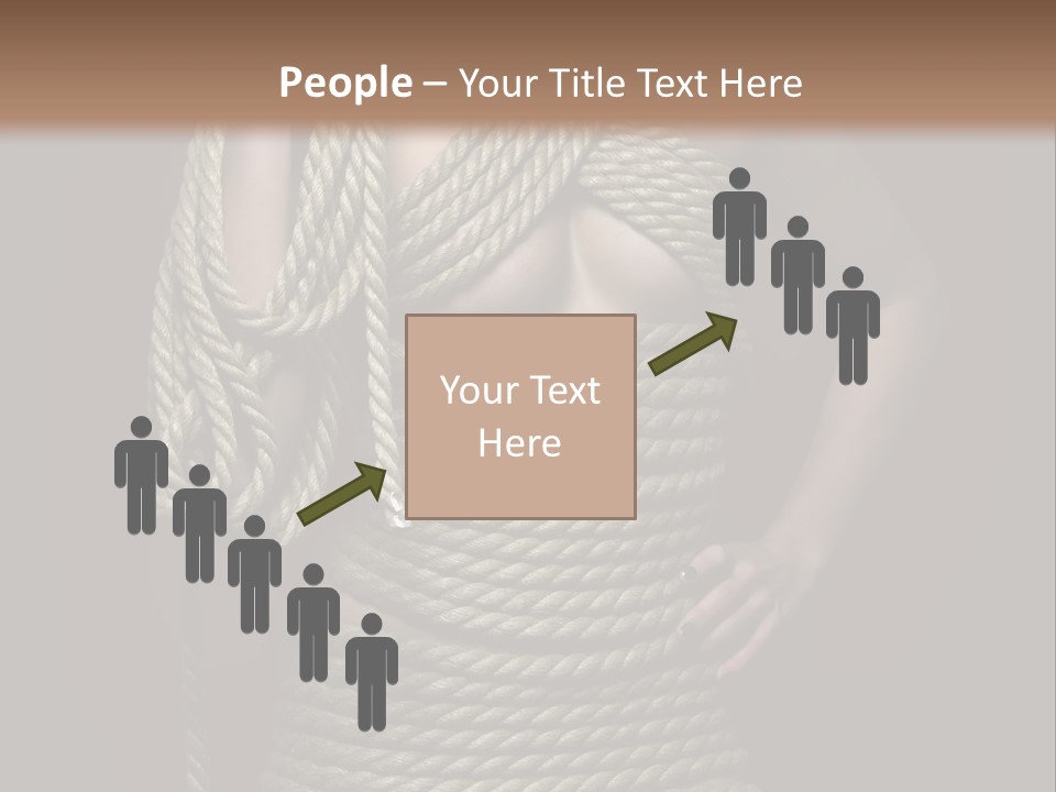 Defeated Bound Female PowerPoint Template