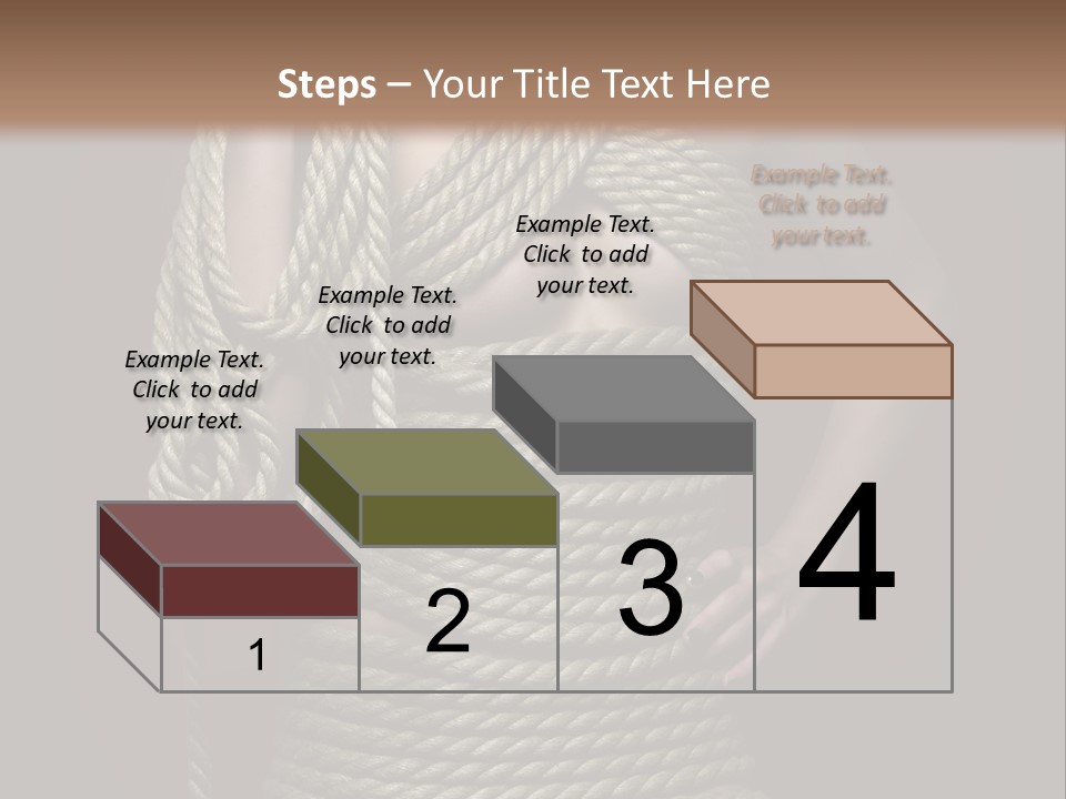 Defeated Bound Female PowerPoint Template