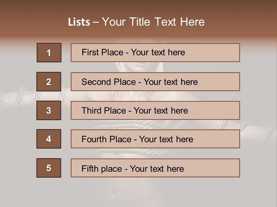 Fetish Y Artistic PowerPoint Template