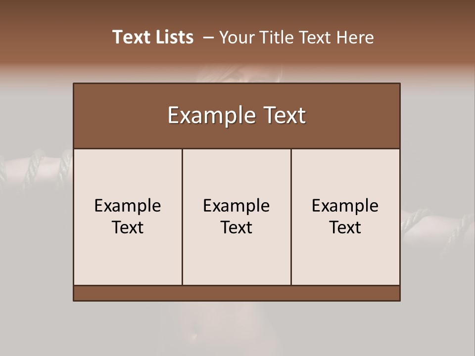 Fetish Y Artistic PowerPoint Template