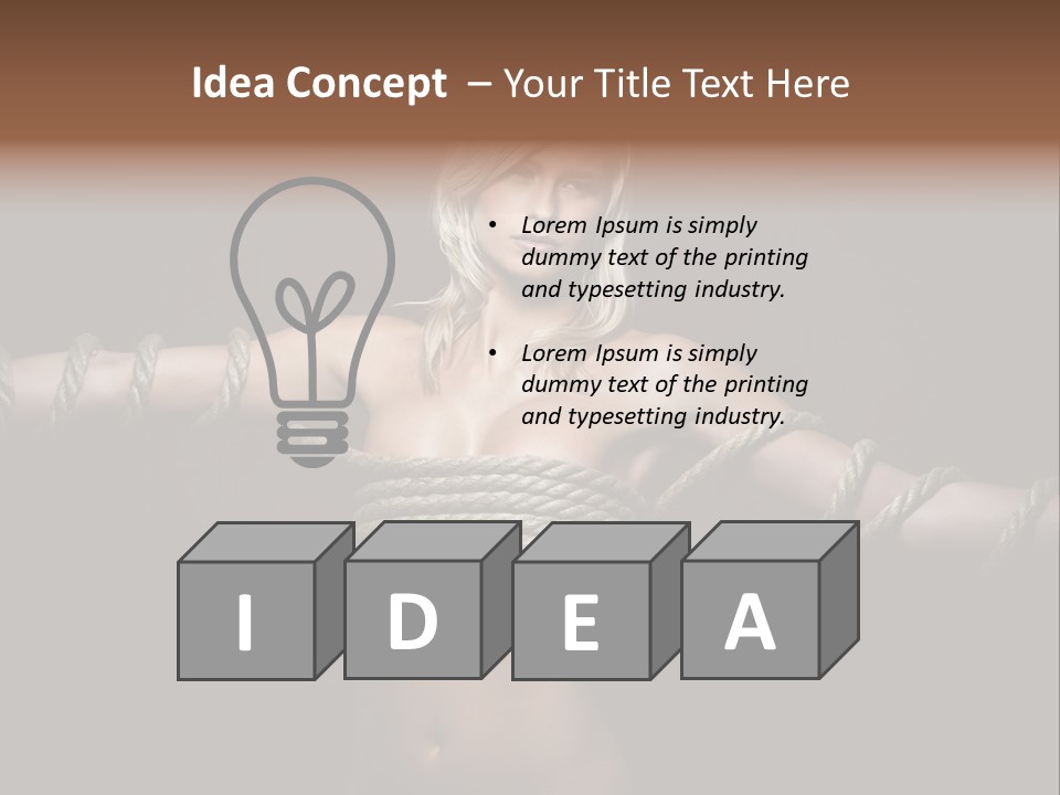 Fetish Y Artistic PowerPoint Template