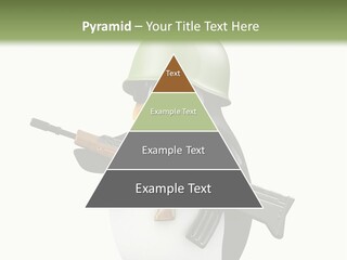 Battlefield Khaki Protect PowerPoint Template