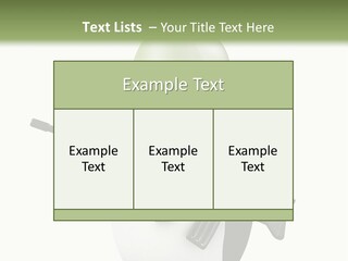 Battlefield Khaki Protect PowerPoint Template