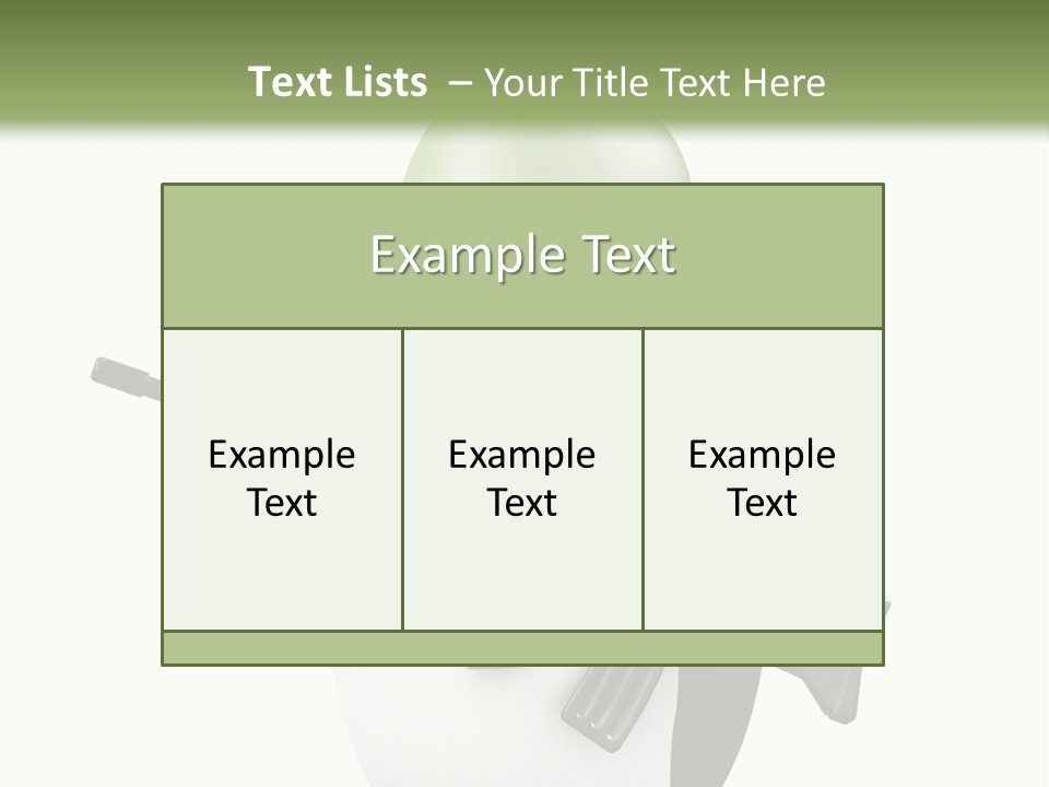 Battlefield Khaki Protect PowerPoint Template