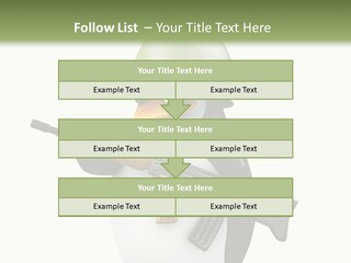 Battlefield Khaki Protect PowerPoint Template