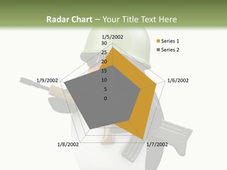 Battlefield Khaki Protect PowerPoint Template