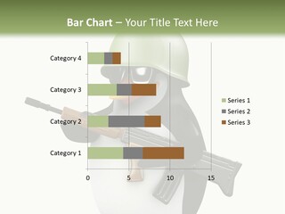 Battlefield Khaki Protect PowerPoint Template