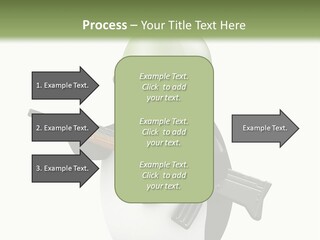 Battlefield Khaki Protect PowerPoint Template