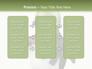 Battlefield Khaki Protect PowerPoint Template