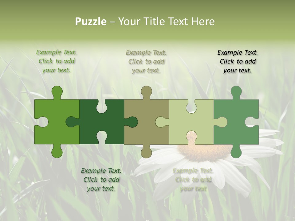 Sunlight Herbal Growth PowerPoint Template