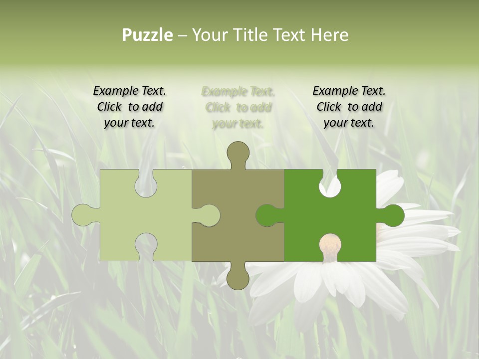 Sunlight Herbal Growth PowerPoint Template