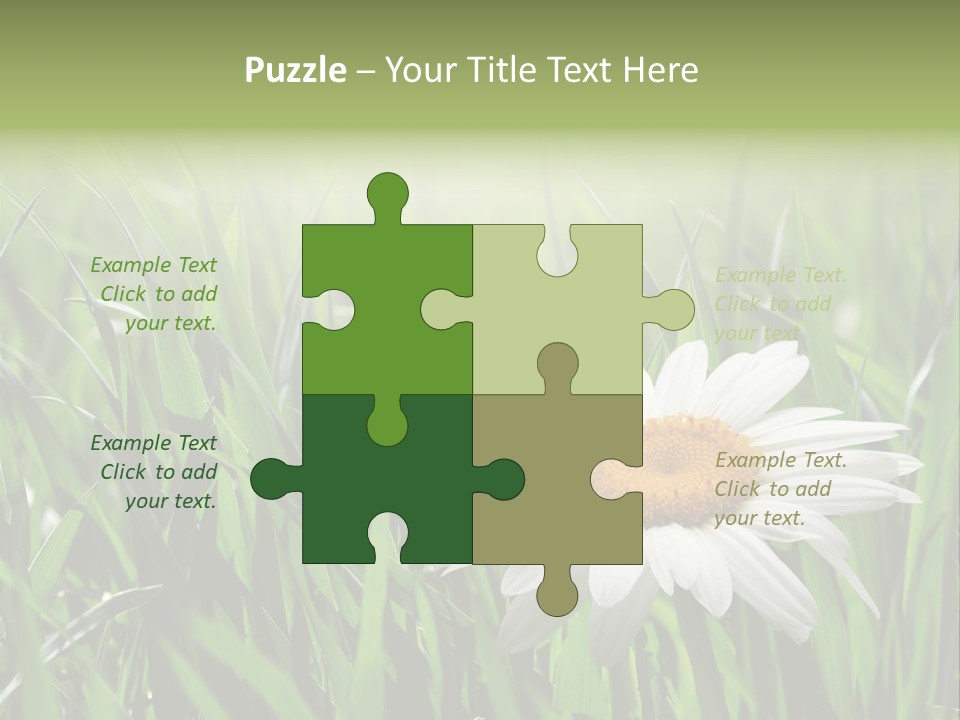 Sunlight Herbal Growth PowerPoint Template