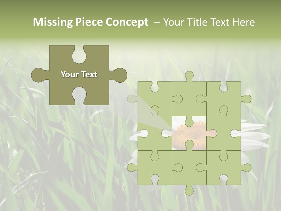 Sunlight Herbal Growth PowerPoint Template