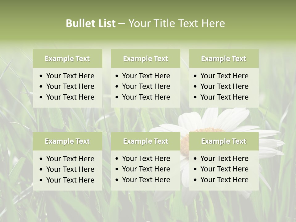 Sunlight Herbal Growth PowerPoint Template