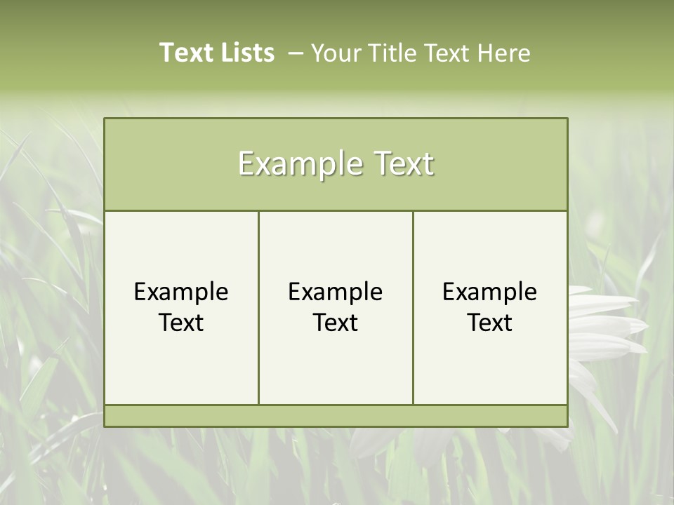 Sunlight Herbal Growth PowerPoint Template