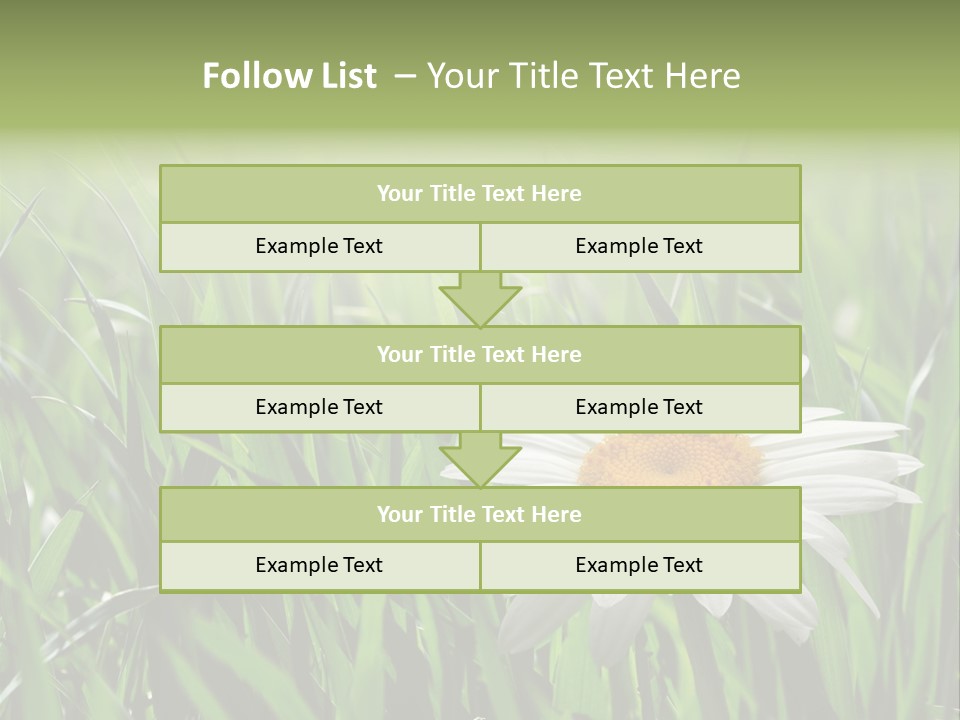 Sunlight Herbal Growth PowerPoint Template