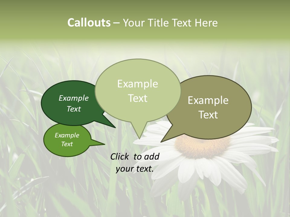 Sunlight Herbal Growth PowerPoint Template