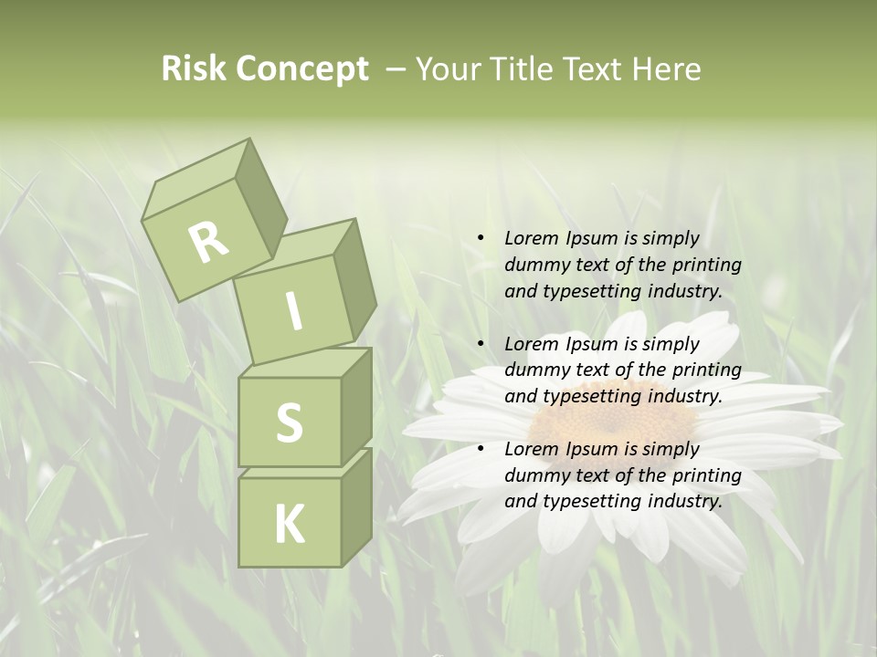 Sunlight Herbal Growth PowerPoint Template