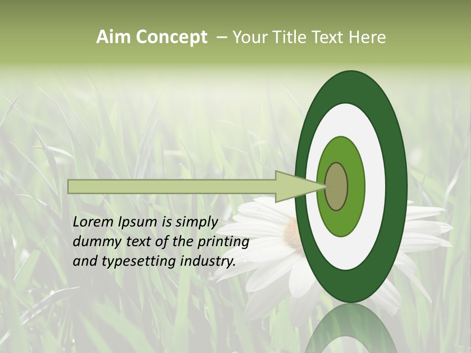 Sunlight Herbal Growth PowerPoint Template