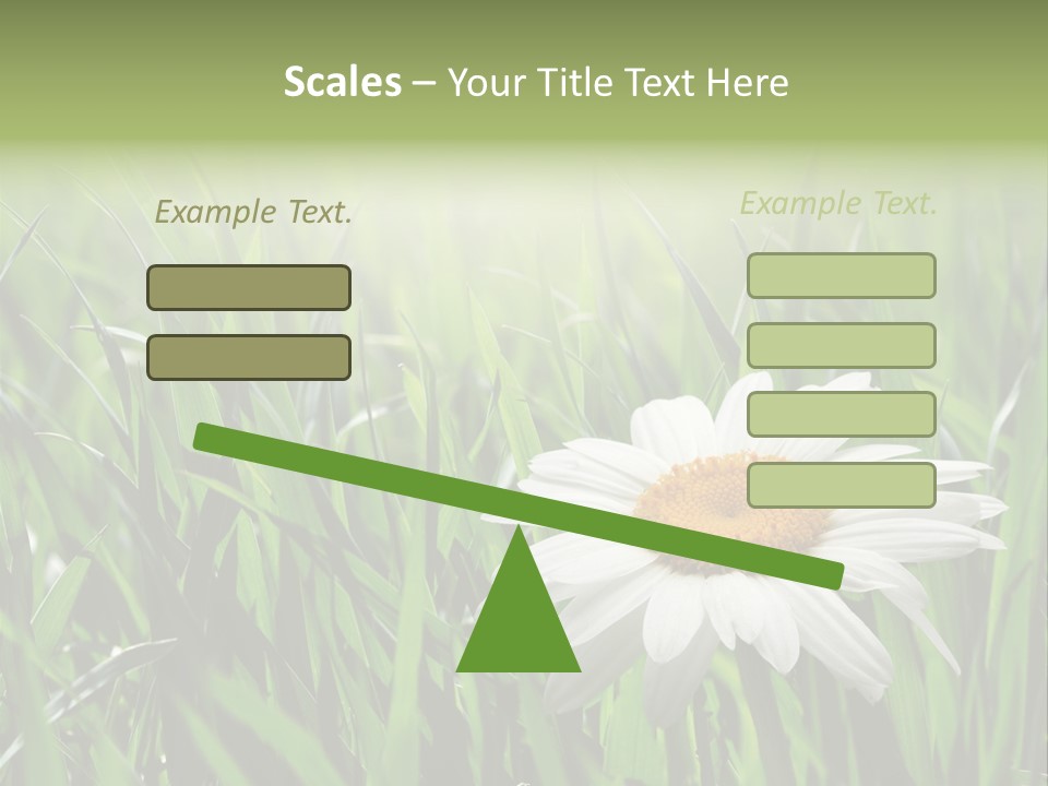 Sunlight Herbal Growth PowerPoint Template