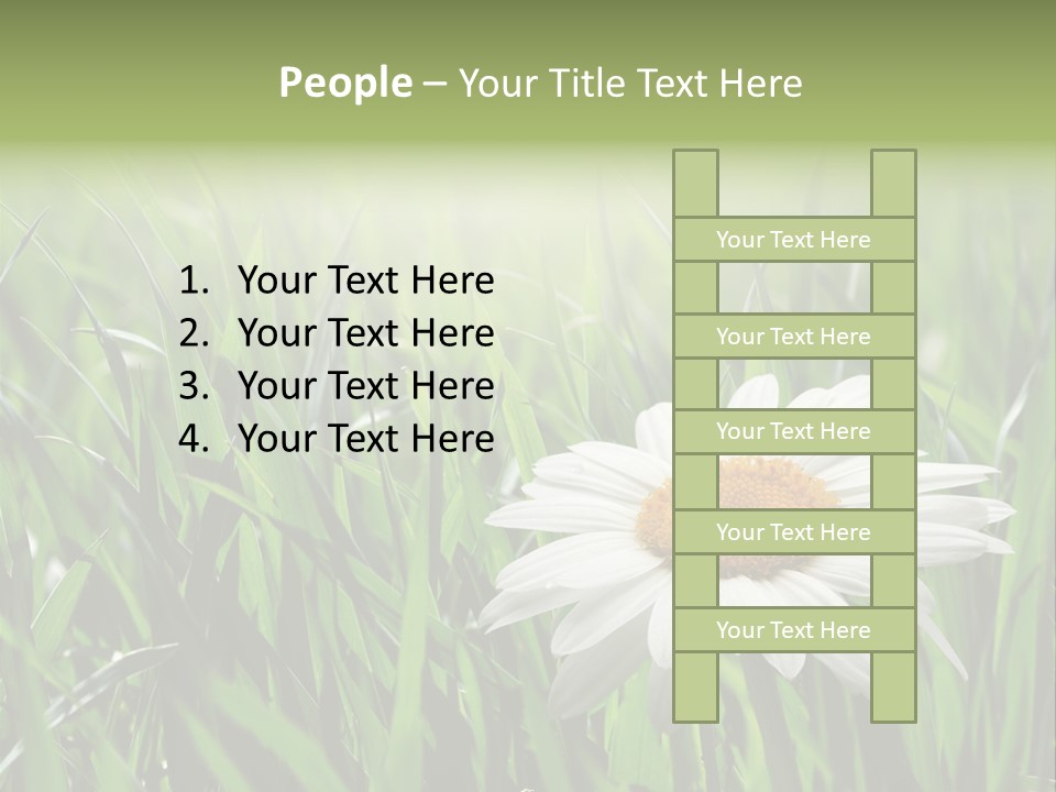 Sunlight Herbal Growth PowerPoint Template
