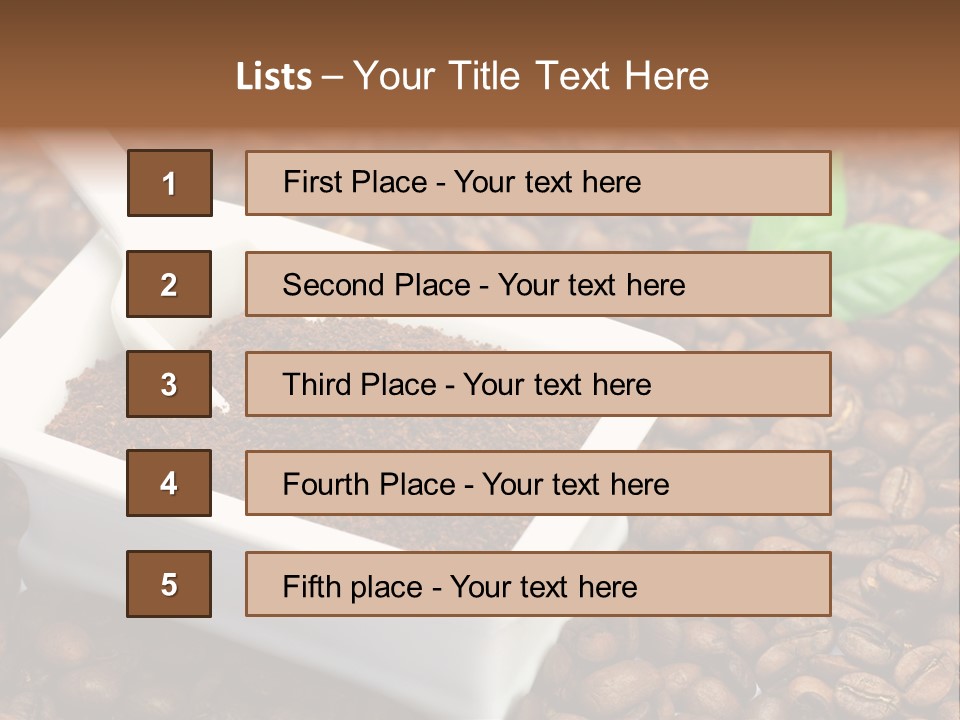 Coffee Cup Cup Food PowerPoint Template