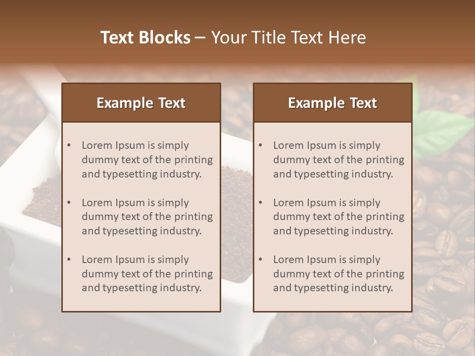 Coffee Cup Cup Food PowerPoint Template