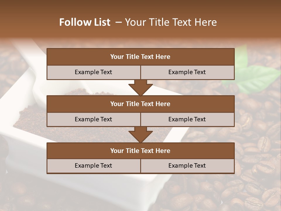 Coffee Cup Cup Food PowerPoint Template