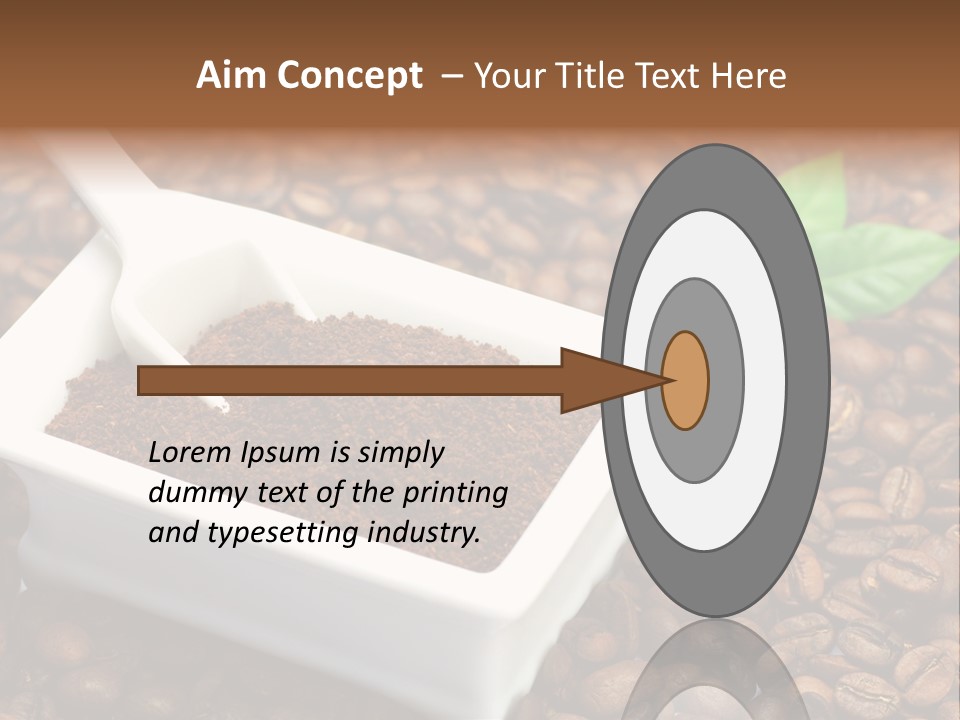 Coffee Cup Cup Food PowerPoint Template