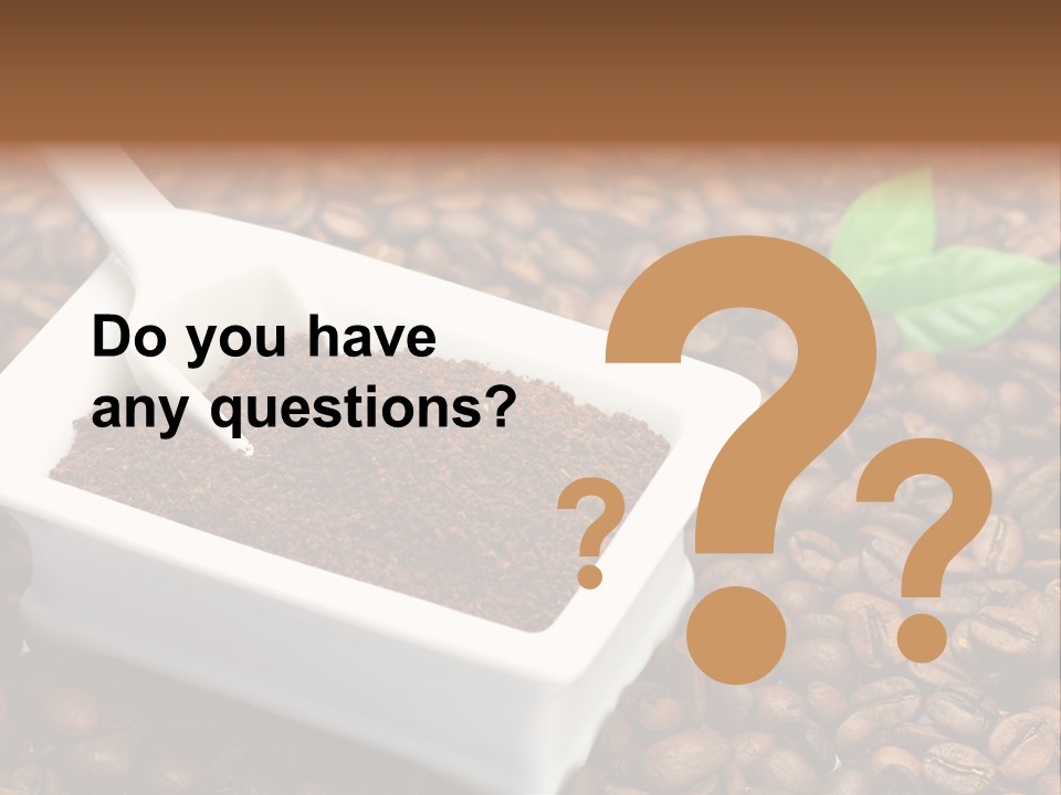 Coffee Cup Cup Food PowerPoint Template