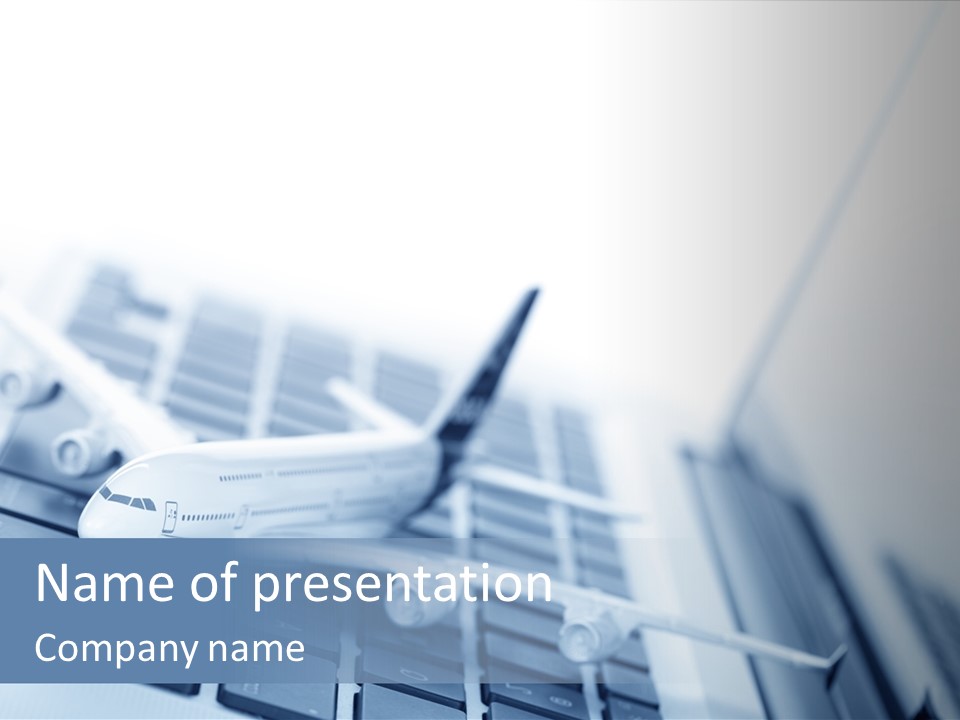 Ticket Online Flight PowerPoint Template